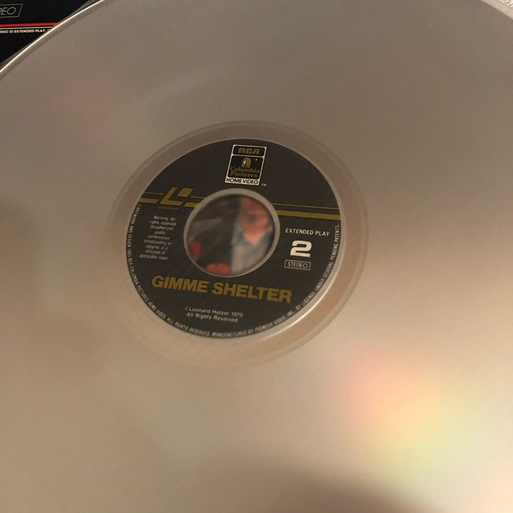 The Rolling Stones Gimme Shelter Concert Laserdisc- 699. $30 or $25 w/offer - Picture 3 of 3